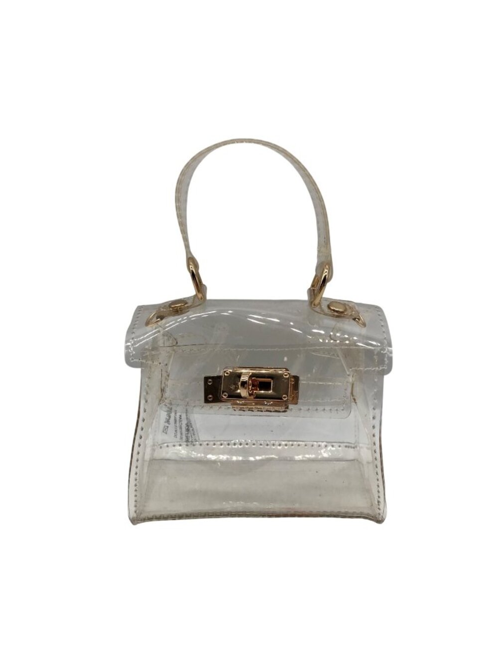 Like Dreams Clear Mini Vinyl Crossbody Bag